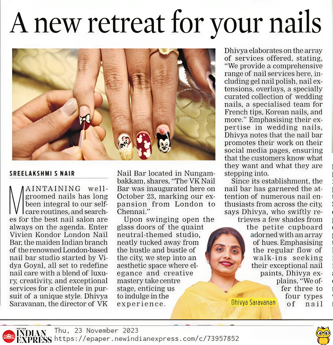 the new indian express article